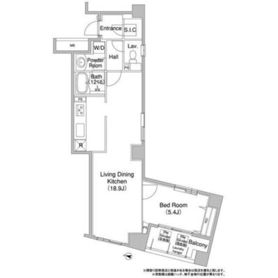 コンフォリア銀座EASTの間取り