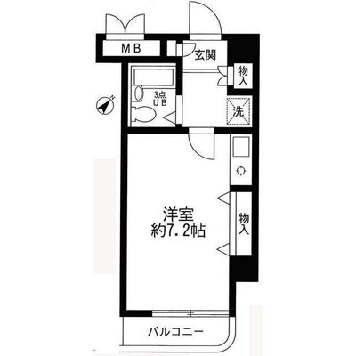 パークサイドフラット三茶の間取り