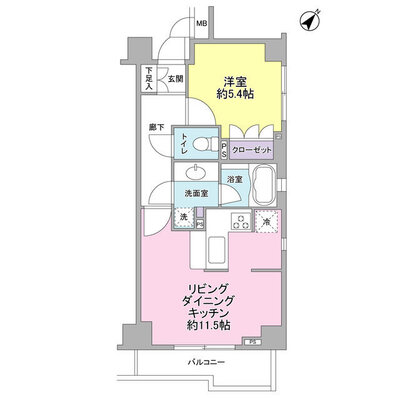 サンピエス根津の間取り