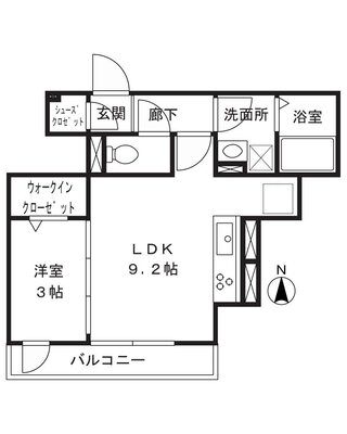 メゾンソレイユの間取り