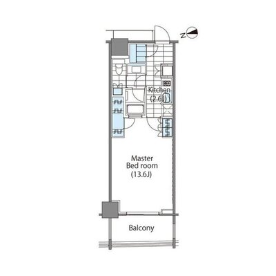コンフォリア新宿イーストサイドタワーの間取り