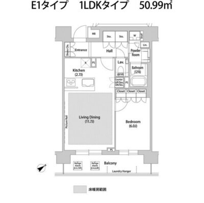 ソアラノーム大岡山の間取り