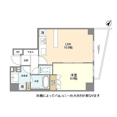 YSレジデンス代田橋の間取り