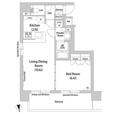 World Residence 大手町の間取り