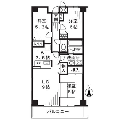 アスラン宮崎台の間取り