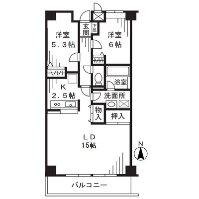アスラン宮崎台の間取り