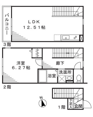 ミハス芦花公園の間取り