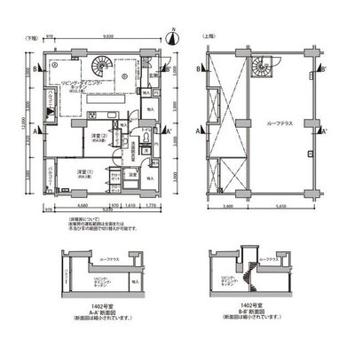 東雲キャナルコートCODAN12号棟の間取り