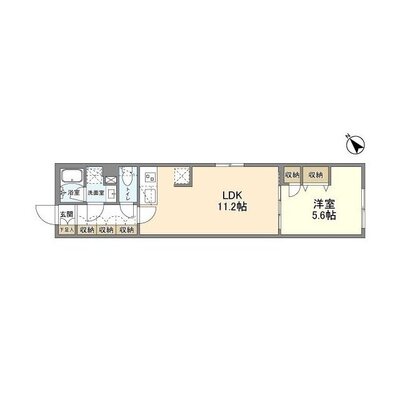 ウェルスクエア武蔵小山Ⅱの間取り