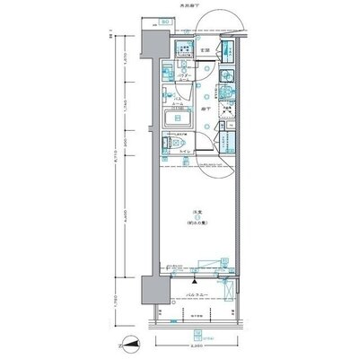 セントラルプレイス新宿御苑前の間取り