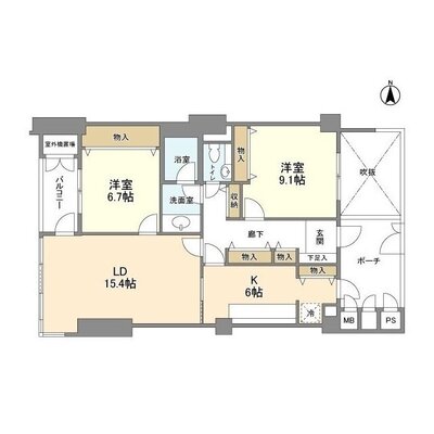 PALACIO BELA VISTAの間取り