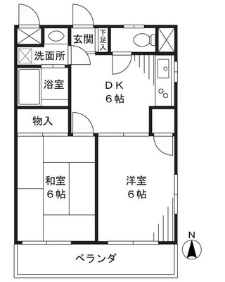 アーバンハイム・ムラタの間取り