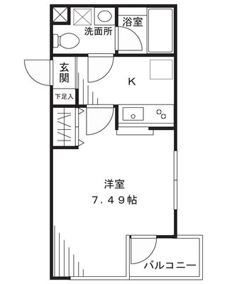 エスモードⅡの間取り