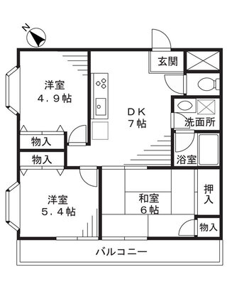グレイス中村の間取り