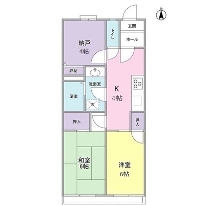 メゾン柿の木坂の間取り