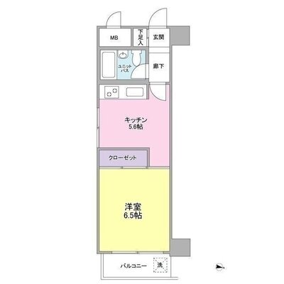 ベルエア調布の間取り