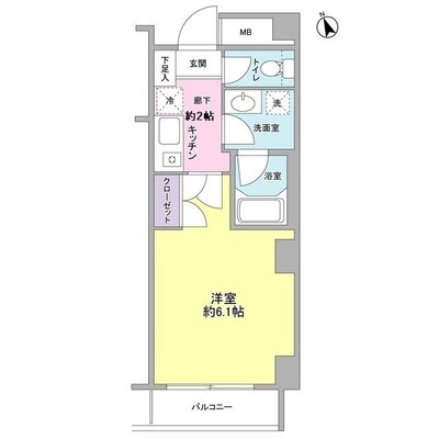 エスト ソーレの間取り