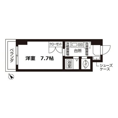 ローズウッド・ハイツ門前仲町の間取り