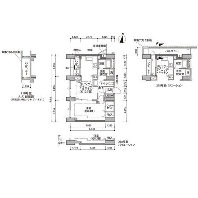 東雲キャナルコートCODAN14号棟の間取り