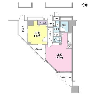 ラフィーネデュオの間取り