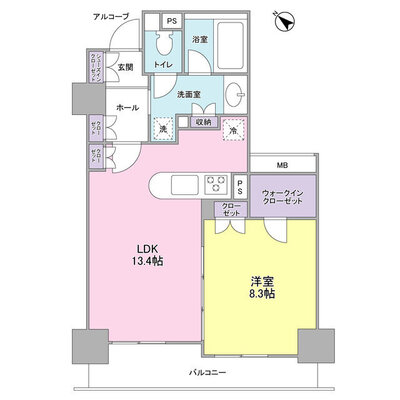 LaSante五反田の間取り