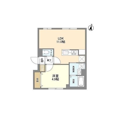 ウェルスクエア西新宿五丁目の間取り
