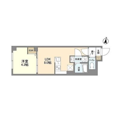 ウェルスクエア西新宿五丁目の間取り