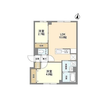 ウェルスクエア西新宿五丁目の間取り