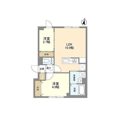 ウェルスクエア西新宿五丁目の間取り
