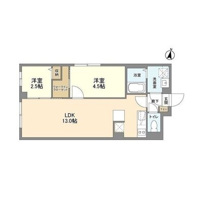 ウェルスクエア西新宿五丁目の間取り
