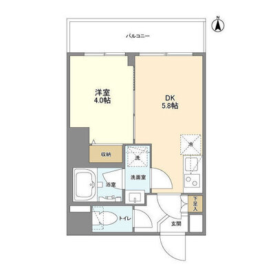 ウェルスクエア錦糸町SOUTHの間取り