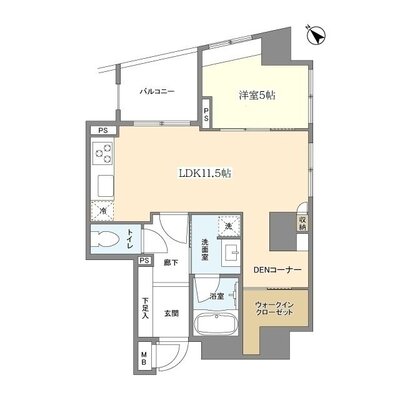 Daffitto天王洲の間取り
