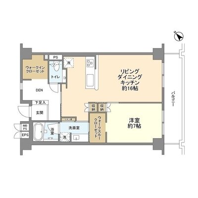 ボヌール東池袋の間取り