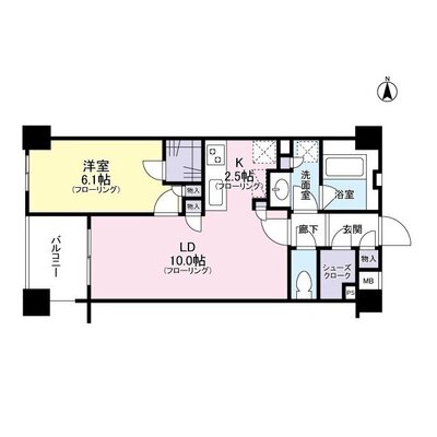 クレアホームズ新宿百人町の間取り