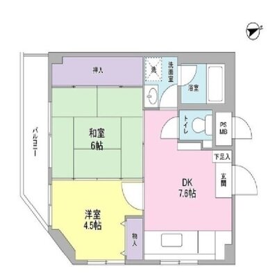 ラポール鷺宮の間取り