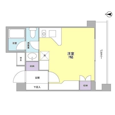 タフト下北沢の間取り