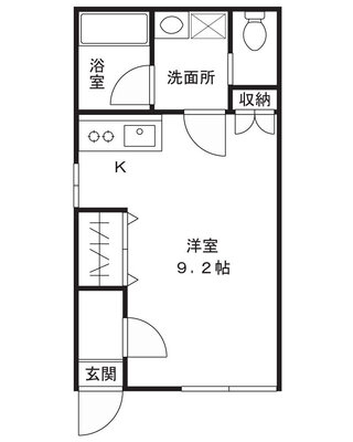 Kハウスの間取り