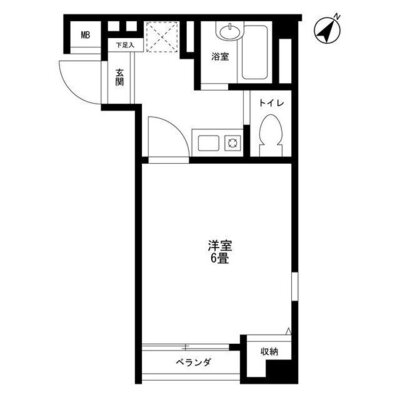 シティハウス東京 南大塚の間取り