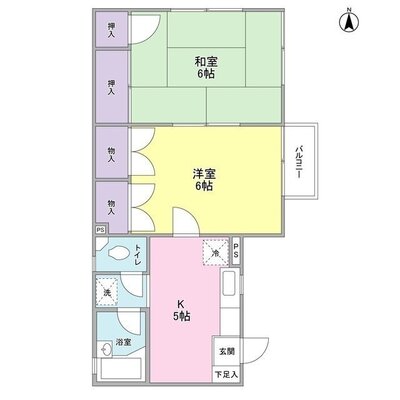 ベルシオン東伏見の間取り