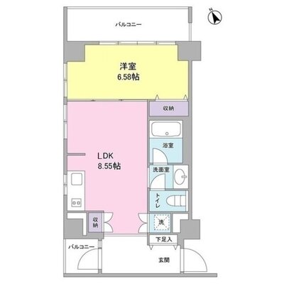 セントラル白楽の間取り