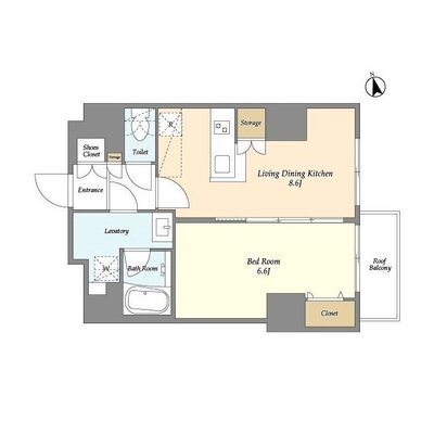 Neo Urban Residence Komagomeの間取り