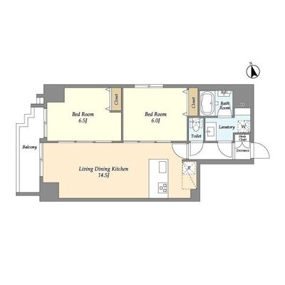 Neo Urban Residence Komagomeの間取り
