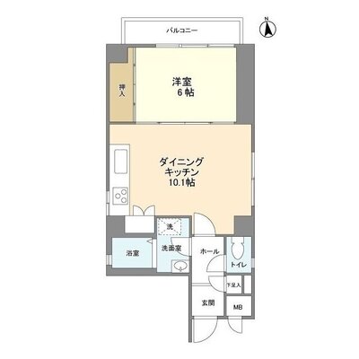 アクセスサバーブ八王子の間取り