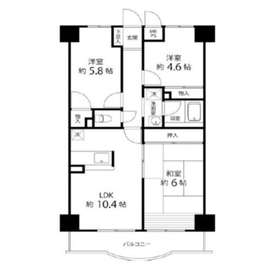 ルミエール3番館の間取り