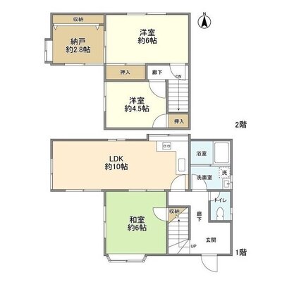 一番町3丁目貸家の間取り