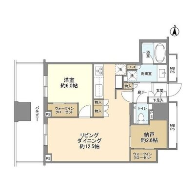 アトラスブランズタワー三河島の間取り