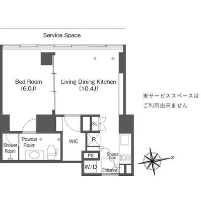 ウエリスアーバン品川タワーの間取り