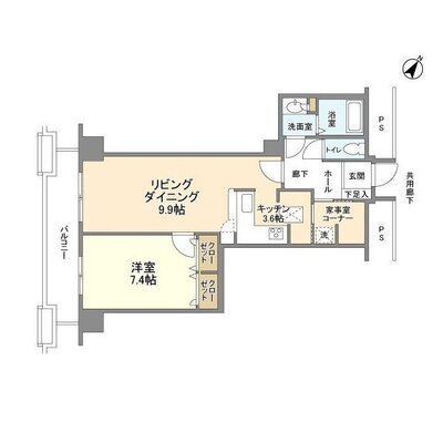 トルナーレ日本橋浜町の間取り
