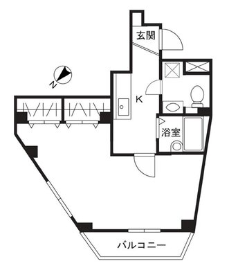 ボヌールエンドウの間取り