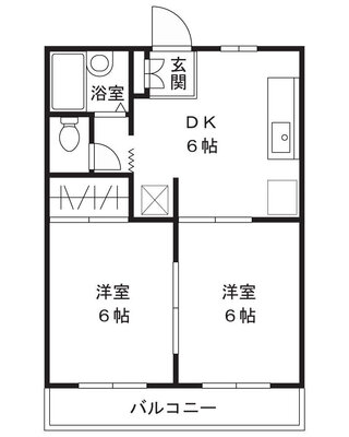 パークサイドマンションの間取り
